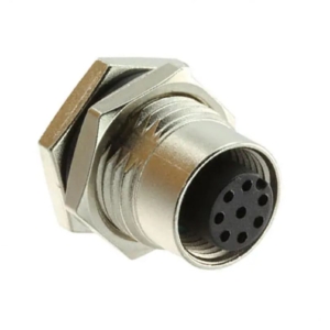 SM12A-08PFFS-SF8001 Amphenol Amphenol Industrial Circular Connectors, Female, M12, 8 Pole, Panel Mount