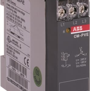 1SVR550871R9500 ABB - CM-PVE CM-PVE Phase monitoring relay 1n/o, L1,2,3=320-460VAC