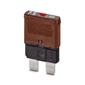 0700007 Phoenix Contact - TCP 7,5/DC32V Thermal device circuit breaker, number of positions: 1, nominal current: 7.5 A, nom. voltage: 32 V, fuse type: Slow-blow, fuse type: Automatic device, mounting type: on base element, Color: brown