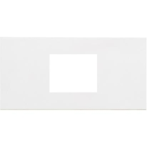 16136D/2 BTicino plate for 2 DIN modules white
