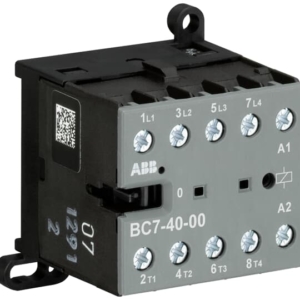 GJL1313201R0007 ABB - BC7-40-00-07 BC7-40-00-07 Mini Contactor 12 V DC - 4 NO - 0 NC - Screw Terminals