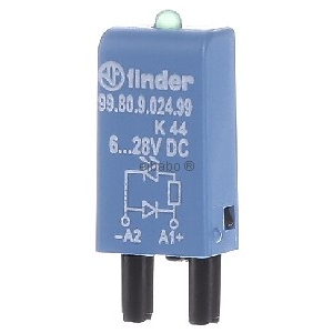 99.80.9.024.99 Finder LED diode 99.80.9.024.99, for use with female connector 84.84.2, female connector 94.54.1, female connector