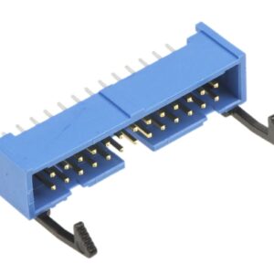 2-1761606-9 TE Connectivity Ribbon Cable Connectors, Wire-to-Board, 26 Position, 2.54 mm [.1 in] Centerline, Vertical, Through Hole - Solder, 2 Row, Plug, Low Profile; Alias: IDC LOW PRO HDR 26P VERT LG LA