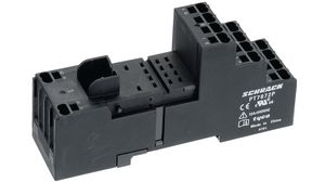 1-1415526-1 TE Connectivity Relay Accessories, Sockets & Clips, Socket, DIN Rail Mount, DIN Rail Snap Mount, 4, DIN Rail Socket, SCHRACK Accessories Miniature Relay PT Alias: AMPS-1-1415526-1, D51265-000, PT78742PT78742