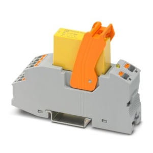 1148703 Phoenix Contact - RIF-RPT-LDP-24DC/1X2/3X1/AU/FG Relay module with Push-in connection, consisting of: relay base with status LED, freewheeling diode, and retaining bracket, safety relay with force-guided contacts in accordance with DIN EN 61810-3, contact switching type: 3 N/O contacts and 1 N/C contact, input voltage: 24 V DC