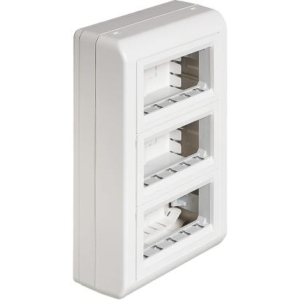 150415MG BTicino Multifunctional wall-mounted switchboard, with frame, supports and plates for 15 Mtix modules 3 compartments of 5 modules