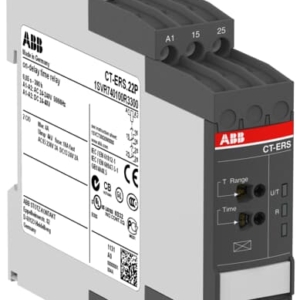 1SVR740100R3300 ABB - CT-ERS.22P CT-ERS.22P Time relay, ON-delay 2c/o, 24-48VDC, 24-240VAC