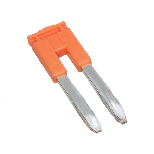 1SNK905302R0000 TE Connectivity Terminal Block & Strip Conducting Accessories, Jumper Bar, 2 Pole, Orange, Product Spacing .205 in [5.2 mm], -67 – 230 °F [-55 – 110 °C], ENTRELEC SNK; Alias: JB5-2
