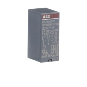 1SVR405601R1000 ABB - CR-P024DC2 CR-P024DC2 Pluggable interface relay 2c/o, A1-A2=24VDC, 250V/8A