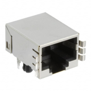 RJULE4218201 Amphenol Modular Jack - Right Angle, Input Output Connectors RJ45, 8P8C, Without LEDs, Shield.