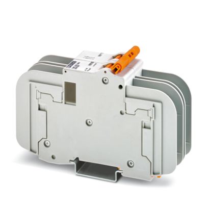 2907512 Phoenix Contact - TMC 82B 12A Thermomagnetic device circuit breaker, number of positions: 2, cross section: 1 mm2- 35 mm2, AWG: 18 - 2, mounting type: DIN rail: 35 mm