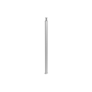129202NAL BTicino Interlink single-sided flat aluminum column height 2780 4060 mm. Natural aluminum color