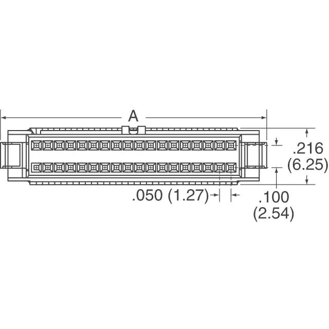 2-111196-9 TE Connectivity Ribbon Cable Connectors, Cable-to-Board, 26 Position, 1.27 mm [.05 in] Centerline, 2 Row, Receptacle, Polarization Mating Alignment Type Alias: 026 RCPT SYSTEM 50 30 DPLX