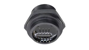 UA-20PMFP-SC8001 Amphenol USB Connector, USB-A 2.0 Receptacle, Straight, 4 Poles