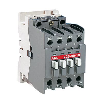 1SBL241001R8001 ABB - A26-30-01 220-230V 50Hz / 230-240V 60Hz A26-30-01 220-230V 50Hz / 230-240V 60Hz Contactor.A26 contactors are mainly used for controlling 3-phase motors and generally for controlling power circuits up to 690 V AC or 220 V DC. The contactors can also be used for many other applications such as isolation, capacitor switching, lighting.