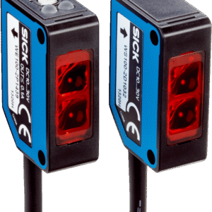 6052401 Sick - WS/WE100-2P1239S01 Sick Through Beam Photoelectric Sensor, Rectangular Sensor, 33 m Detection Range