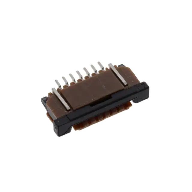 SFW7R-2STE1LF Amphenol 1.00mm Flex Connector, SFW-R series, 7 Position, Top side Contact, Side Entry Surface Mount ZIF Connector, Lead Free.