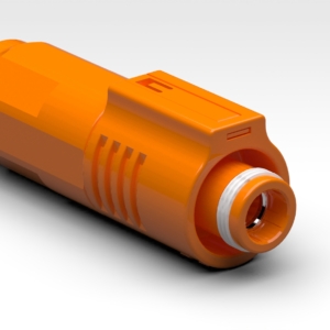 SLPIPB50BSO4 Amphenol Female Cable Connector; 8.0 mm Radsok; 150° Coded; 50 mm²