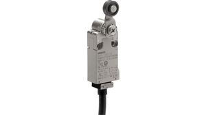 D4F-420-5D Omron High sensitivity, General load/Micro load, IP67, Slow action, 4NC, Roller lever, UL Style 2464 5 m Underside, Front mounting