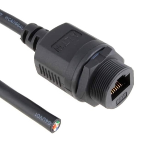 RCP-5SAFFM-SLM7B01 Amphenol ENET CORD, RJ45 RCPT-FREE END, 1M