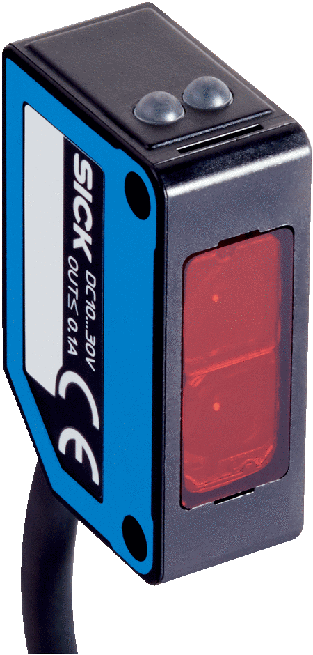 6052389 Sick - WL100-2P1332S07 Sick Retroreflective Photoelectric Sensor, Rectangular Sensor, 0.01 - 7.2 m Detection Range