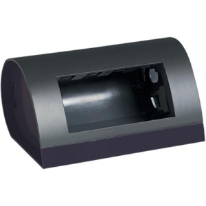 150432 BTicino anthracite color finish fixture box with direct attachment and without finish plates for 4 Livinglight inserts