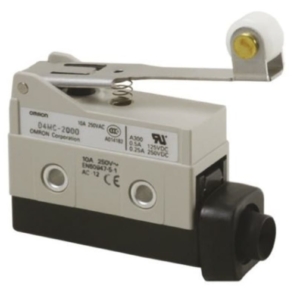 D4MC-2000 Omron Enclosed Limit switches, General load, IP67, SPDT, Hinge roller lever, Side-mounting