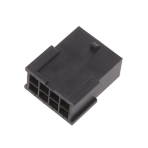 10127717-08LF Amphenol Pwr 3.0, Dual Row, Plug Housing, 8 Positions, GW Compatible Nylon66, Black Color.