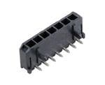 10136654-0211LF Amphenol 3.0, single row, right-angle through-hole header, tinning, 2 positions, black color, GW-compatible LCP, tray pack.