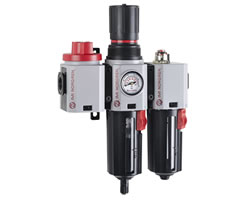BL84-451G Norgren Excelon Plus box set (FRL), G1/2, automatic drain, 40µm filter element, with shut-off valve