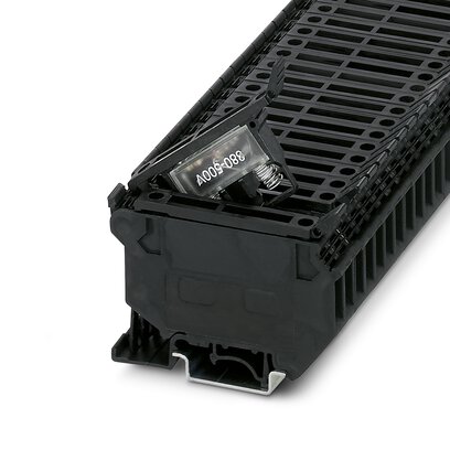 3004155 Phoenix Contact - UK 5-HESILA 500 Fuse modular terminal block, fuse type: Glass / ceramics / ..., fuse type: G / 5 x 20, nom. voltage: 800 V, nominal current: 6.3 A, connection method: Screw connection, Rated cross section: 1 mm2, cross section: 0.2 mm2- 4 mm2, mounting type: NS 35/7,5, NS 35/15, NS 32, color: black