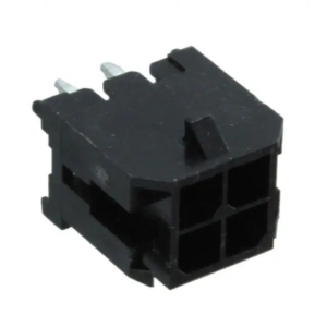 10132450-0421GLF Amphenol Pwr 3.0 HCC, Dual Row, Vertical Through Hole Header, Tin plating, Black Color, 4 Positions, GW Compatible PA9T, Tray packing.