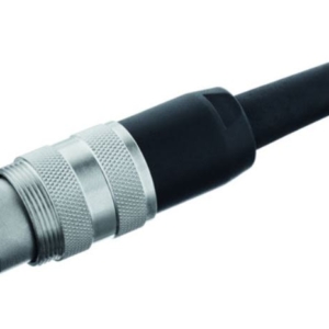 T 3260 001 U Amphenol Male cable connector 3 pole IP40; solder; silver; straight; screwlocking