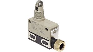 D4E-1B20N Omron Enclosed Limit switches, General load, IP67, SPDT, Cross roller plunger, Panel mounting/Side-mounting