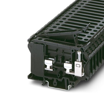 3004171 Phoenix Contact - UK 6,3-HESI Fuse modular terminal block, fuse type: Glass / ceramics / ..., fuse type: G / 6,3 x 32, nom. voltage: 500 V, nominal current: 10 A, number of positions: 1, connection method: Screw connection, Rated cross section: 1.5 mm2, cross section: 0.5 mm2- 16 mm2, mounting type: NS 35/7,5, NS 35/15, NS 32, color: black