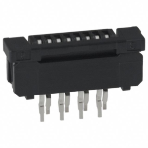 SLW8S-1C7LF Amphenol 1.00mm Flex Connectors, SLW-S series, 8 Position, Top Entry ZIF Connector, 1mm (0.039inch) Pitch, Kinked Terminal