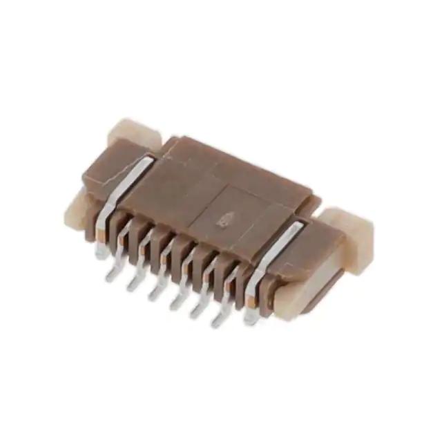 SFW6R-6STE1LF Amphenol 1.00mm Flex Connector, SFW-R series, 6 Position, Top side Contact, Side Entry Surface Mount ZIF CIC Connector, Lead Free.