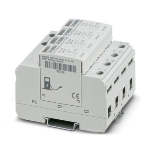 1180144 Phoenix Contact - VAL-EV-T2 280/3+1 CHARX protect basic: Plug-in surge protective device, in accordance with Type 2/Class II, for 3-phase power supply networks with separate N and PE (5-conductor system: L1, L2, L3, N, PE). Specifically designed for use in e-mobility.