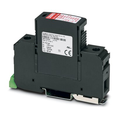 2910355 Phoenix Contact - VAL-US-120/65/1+0-FM Surge protective device, single channel with remote indicator contact for 120 V AC