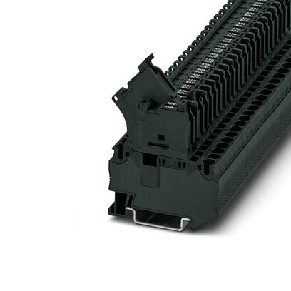 3036550 Phoenix Contact - ST 4-HESILED 60 (5X20) Fuse modular terminal block, fuse type: Glass / ceramics / ..., fuse type: G / 5 x 20, nom. voltage: 60 V, nominal current: 6.3 A, connection method: Spring-cage connection, 1 level, Rated cross section: 1 mm2, cross section: 0.08 mm2- 6 mm2, mounting type: NS 35/7,5, NS 35/15, color: black