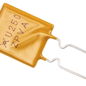 RUEF250 Littelfuse Littelfuse resettable fuse, tripping at 5A in 10.3s, 30V dc, holding 2.5A, 70m max