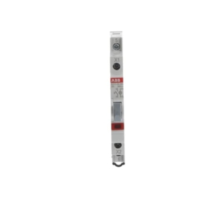 2CCA703161R0001 ABB - E217-16-10C E217-16-10CLuminous Pushbutton,16 A,acc. to EN 250 V AC,1NO,0NC,0CO, El. Color:Grey,1LED,Red, MW:0.5