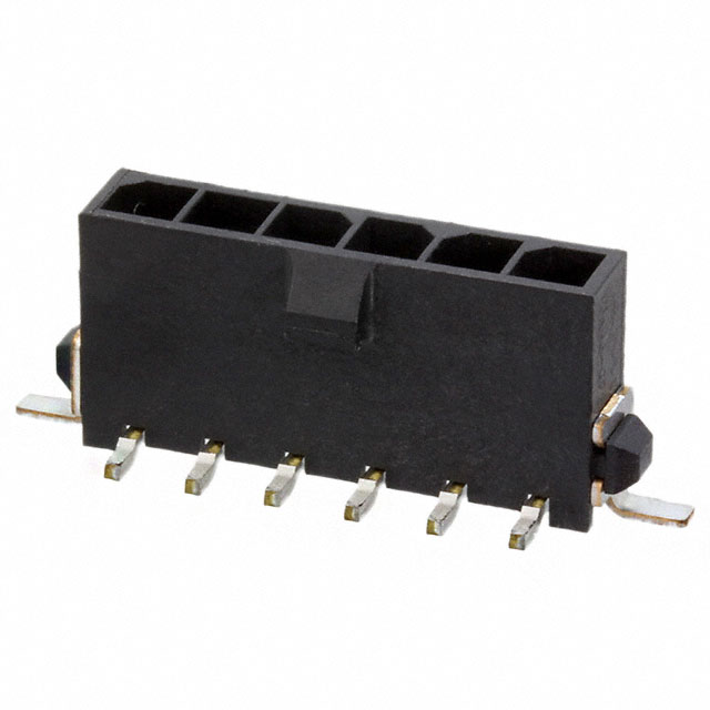 2-1445087-6 TE Connectivity CONN HEADER SMD 6POS 3MM Alias: MICRO MNL HDR ASSY S/ROW AU LF