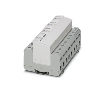 2905421 Phoenix Contact - FLT-SEC-P-T1-3S-350/25-FM Plug-in lightning current arrester, in accordance with Type 1/Class I, for 3-phase power supply networks, with separate N and PE (L1, L2, L3, PE, N).