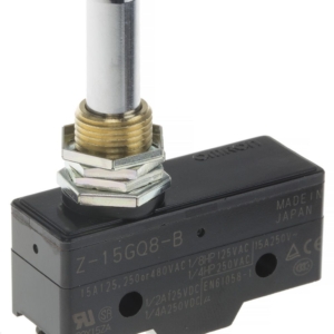 Z-15GQ8-B Omron Panel mount plunger, General load General type, SPDT, Rated through current 15 A, Screw terminal (M4)
