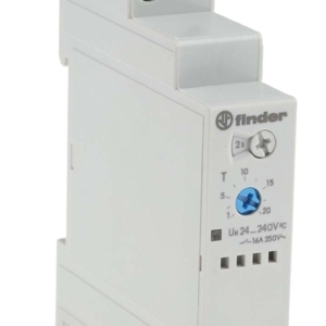80.21.0.240.0000 Finder Finder DIN Rail Single Function Timer Relay, 24 240V acdc, SPDT, 0.1 20 s, 0.1 20 min, 0.1