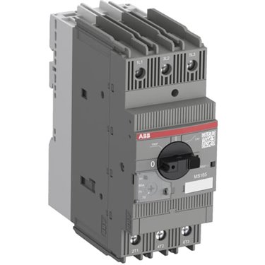 1SAM451000R1016 ABB - MS165-54 MS165 is a compact and powerful range for motor protection up to 45 kW (400 V) / 80 A in width of 55 mm. They offer a reliable protection for motors in the event of overload or phase failure. The devices have trip class 10.