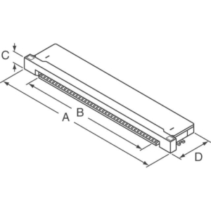 62684-402100ALF Amphenol Amphenol Communications Solutions FPC connector 40 way s 1 row s 0 5mm pitch Female Top contact ZIF