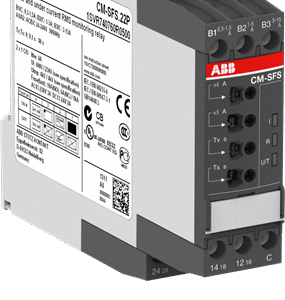 1SVR730760R0500 ABB - CM-SFS.22S CM-SFS.22S Current monitoring relay 2c/o,B-C=0.3-15A RMS, 24-240VAC/DC