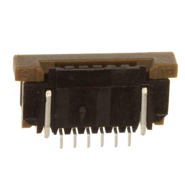 SFW6R-3STE1LF Amphenol 1.00mm Flex Connector, SFW-R series, 6 Position, Bottom side Contact, Side Entry Surface Mount ZIF Connector, Lead Free, with Cable Lock.